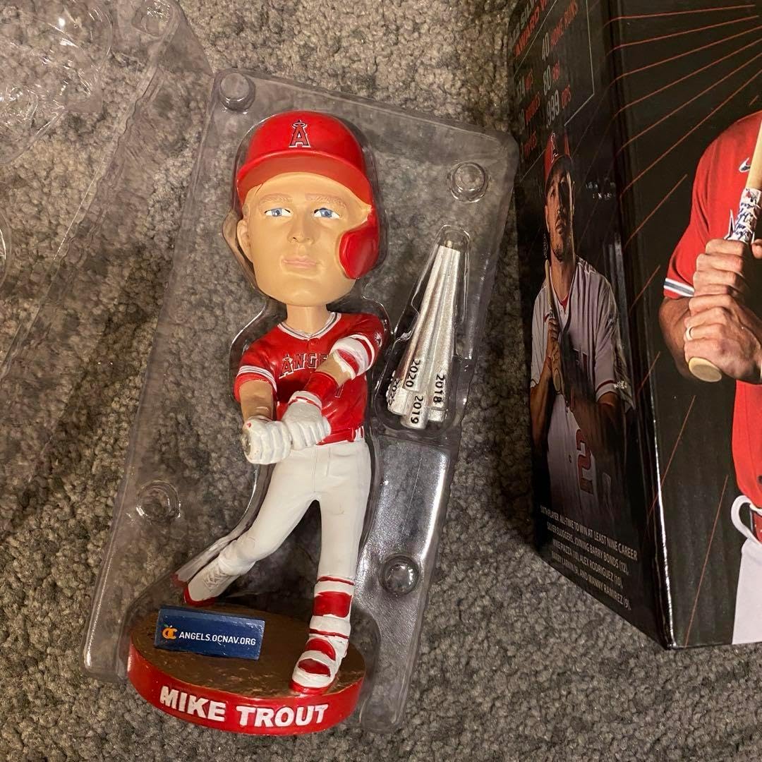 MLB 大谷翔平 ＆マイク・トラウト エンゼルス ボブルヘッド フィギュア