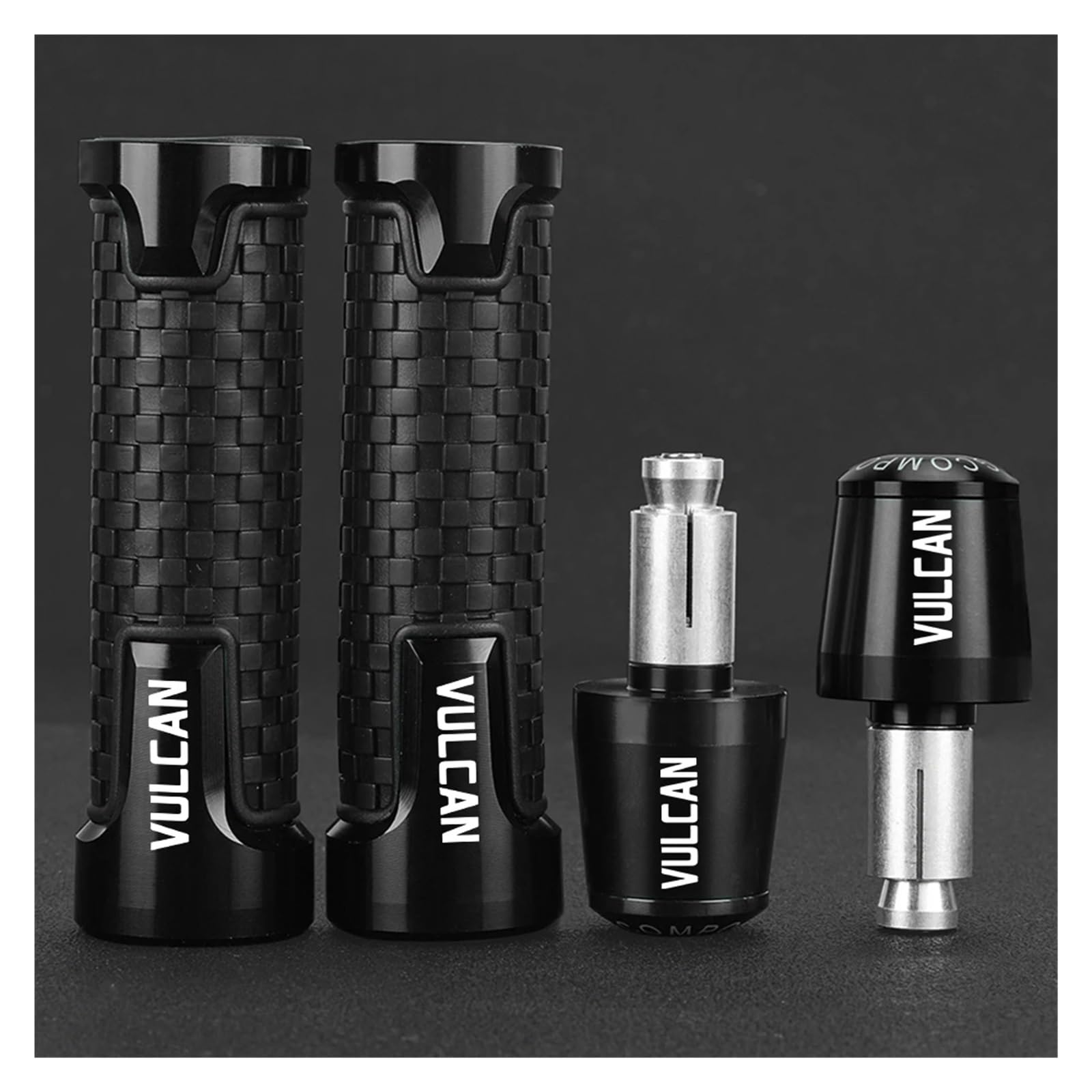manija del Acelerador de la Motocicleta para Vulcan S650 Vulcan S 650 2015-2023 Empuñaduras De Manillar Motocicleta Extremos Agarre Tapas Deslizantes Enchufe