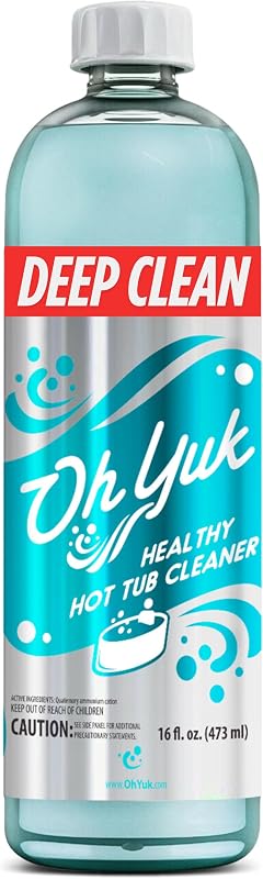 Oh Yuk Limpiador saludable para jacuzzis, limpiador de jacuzzis para jacuzzis y spas interiores y exteriores, 16 onzas