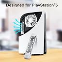 GRAUGEAR Metal Heat Dissipation Cover for PS5 M.2 SSD Expansion Slot | Suitable for all PlayStation 5 M.2 NVMe SSD w/ Heatsink | New Breathable Hollow Cellular Hole | Cooling and Dust Proof | G-PS5M2-COVER (Sliver) gallery image