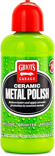 Griot's Garage Pulidor de Metal Cerámico para Detallado de Automóviles, Restaurador y Removedor de Oxidación para Aluminio, Latón, Cromo, Acero