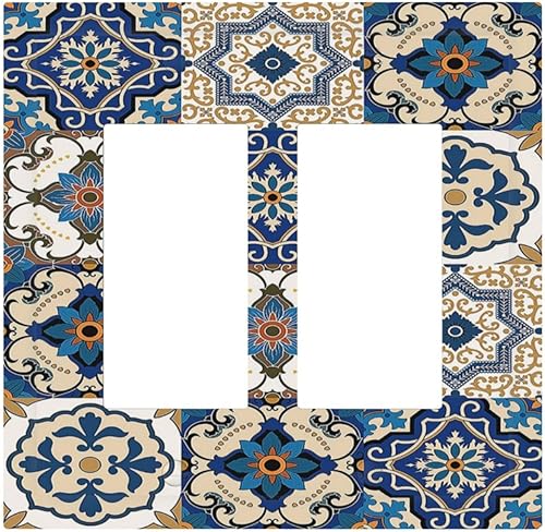 Miniatura 40 de Cubiertas Decorativas de Tomacorrientes Estilo Gótico Cuervo Flores Púrpuras 1 Gang Interruptor de Luz Simple Basculante Placa Cubierta Placas de