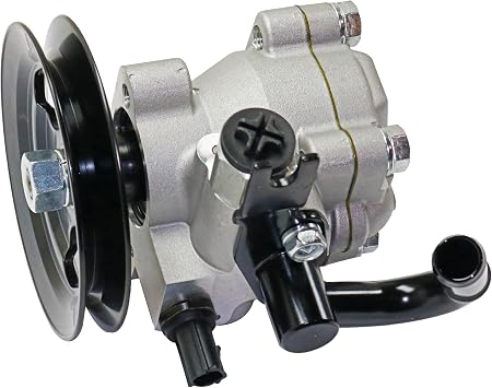 JC Whitney Power Steering Pump Compatible with Hyundai Accent 2010-2011, Kia Rio 2006-2011, Rio5 1.6L, With Pulley