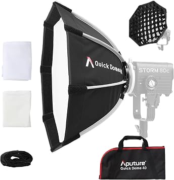 Aputure Quick Dome 40 Softbox,40cm16inch Designed for Aputure Storm 80c