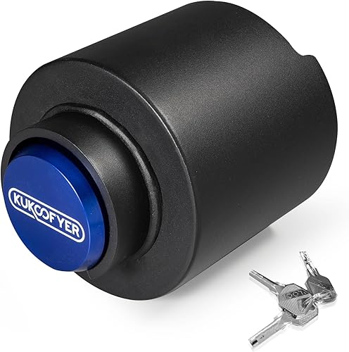 2026 Upgraded Trailer Lock Fits 2-5/16 Inch Coupler, Heavy Duty Trailer Hitch Locks, Anti-Theft Trailer Coupler Lock for RV | Cargo | Camper | Dump Trailer (Blue)