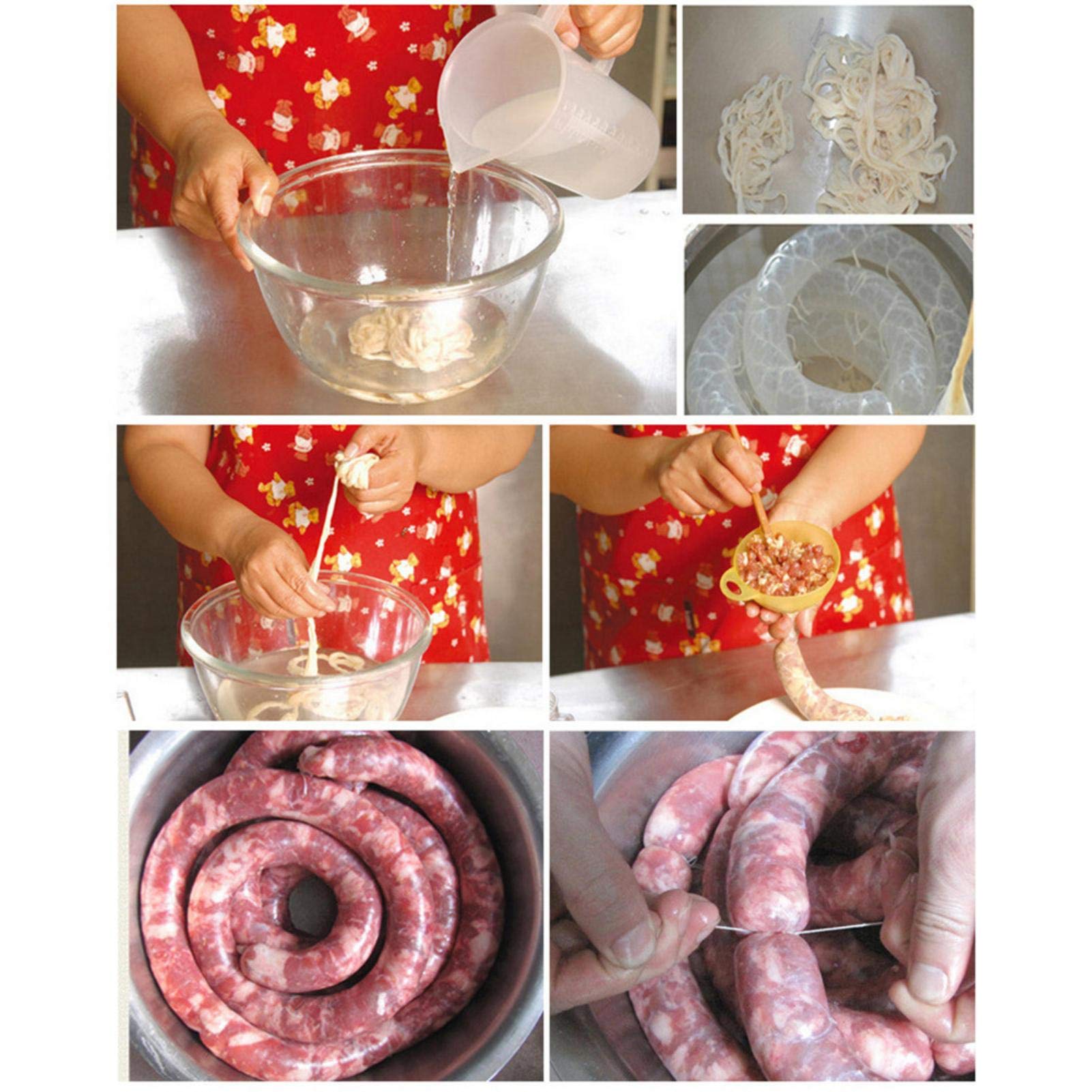 10 2.5 Mouton Saucisse Boyau Halal Séché Mouton Intestin Saucisse Boyau Manteau, Temps De Séchage Court, Temps De Stockage Long