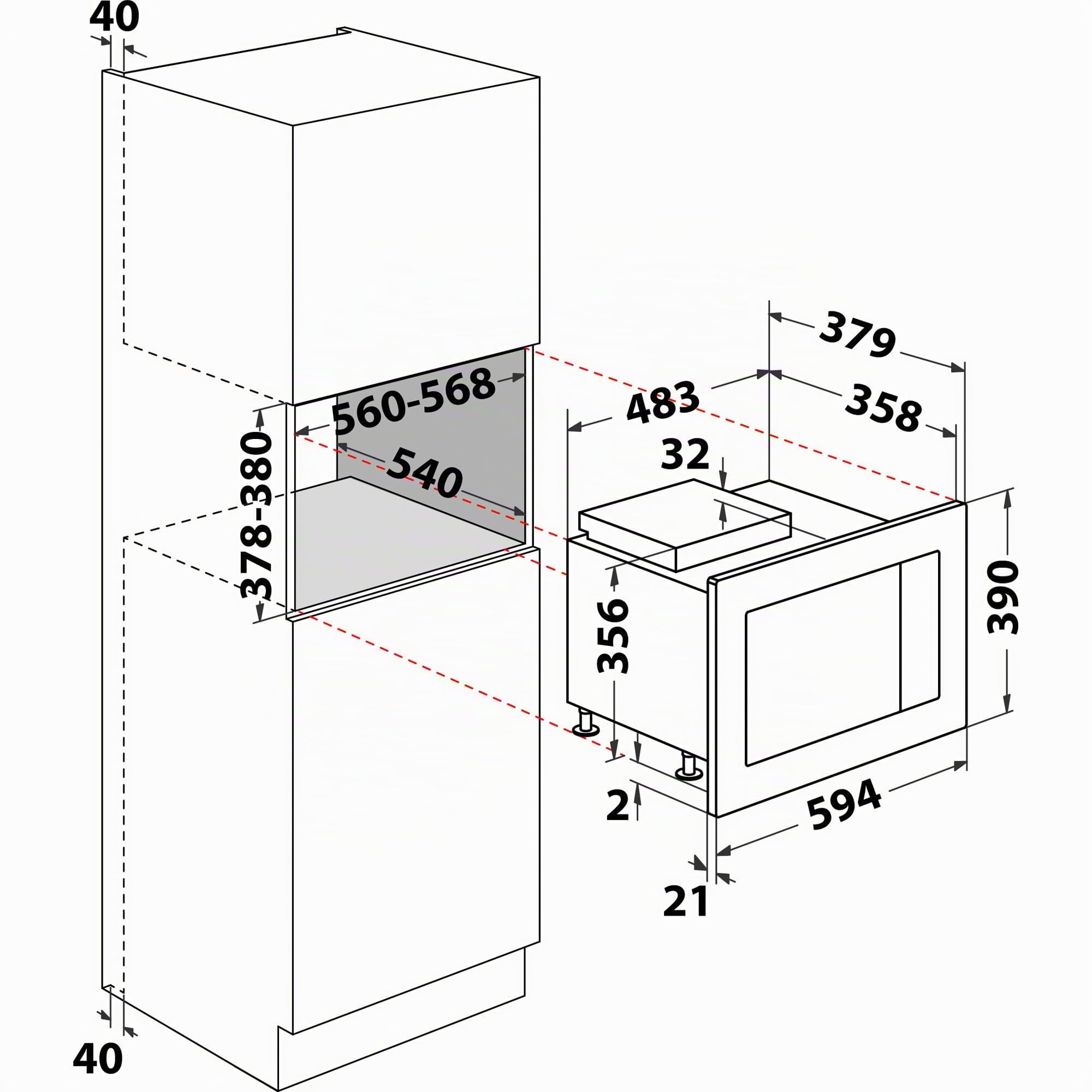 Mikrobangų krosnelÄ— MikrobangÄ— Whirlpool WMF250G