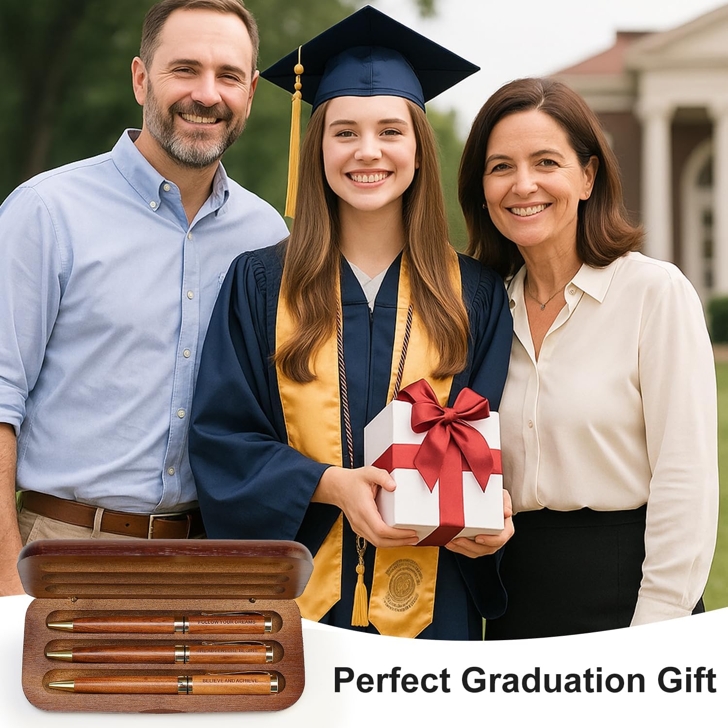 Middle High School College Graduation Gifts for Her Him, Cool Pens Elementary School Masters Degree Graduation Gift for Women Men Class of 2025, 5th 6th 8th Grade Present Graduate Girl Grad Gifts