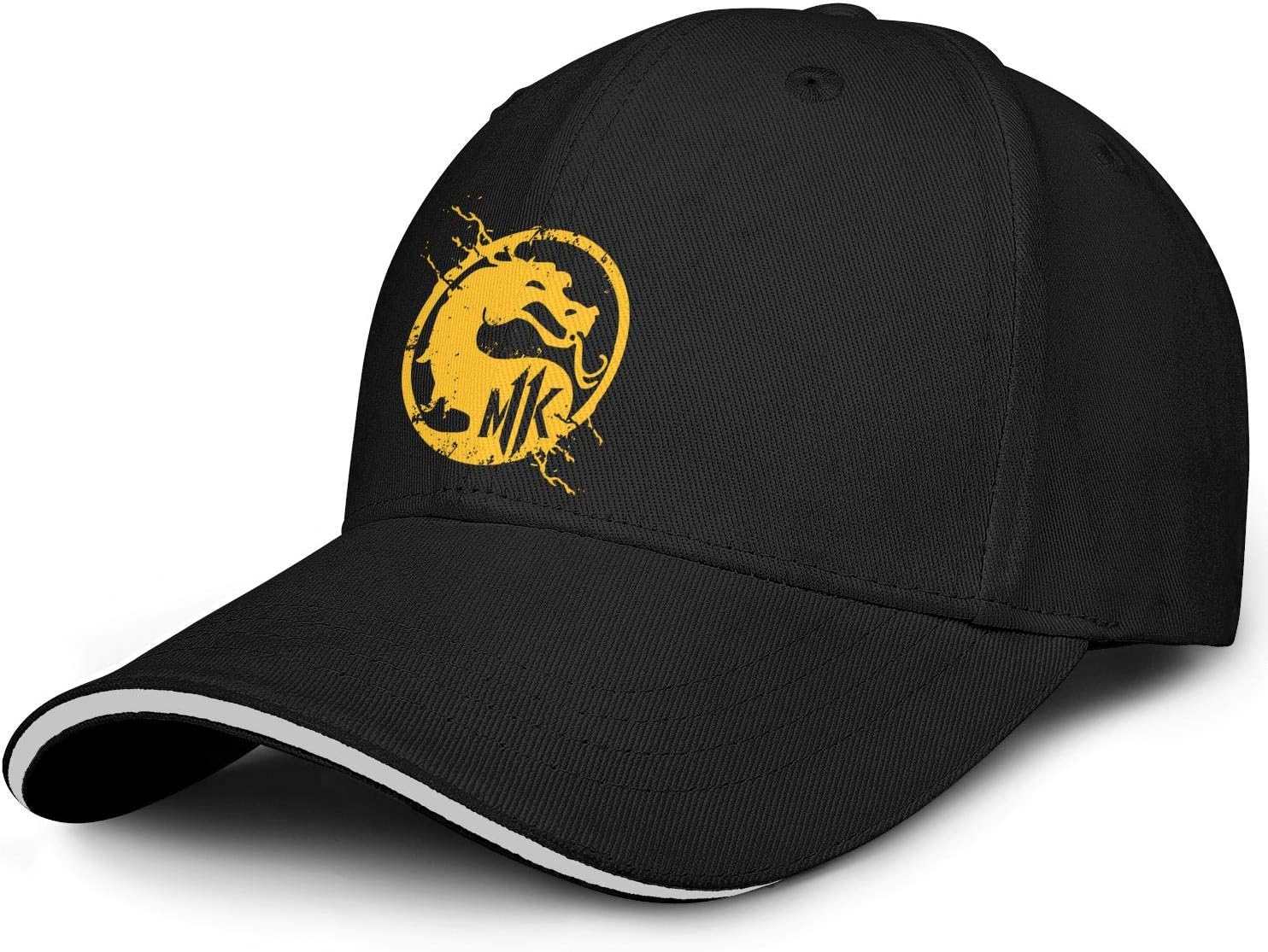 Womens Mens Baseball Cap Sport MortalKombatLogo