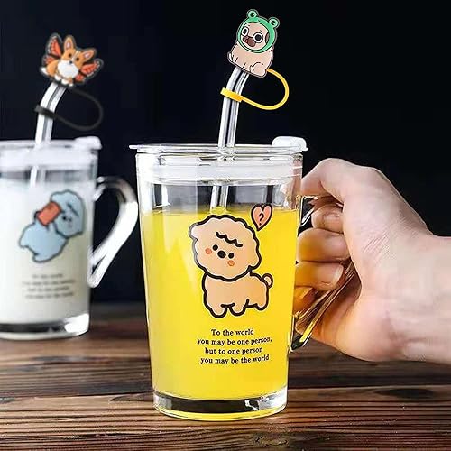 Miniatura 4 de Tapones de popote para popotes de 7 a 0.315in, 12 fundas de punta de paja compatibles con vasos Stanley de 40 onzas y 30 onzas, tapa de popote de