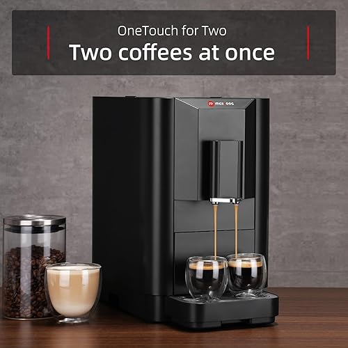 Miniatura 4 de Milpoog ES320 - Máquina de café espresso totalmente automática, compacta y automática con molinillo, pantalla táctil, 4 variedades de café para el