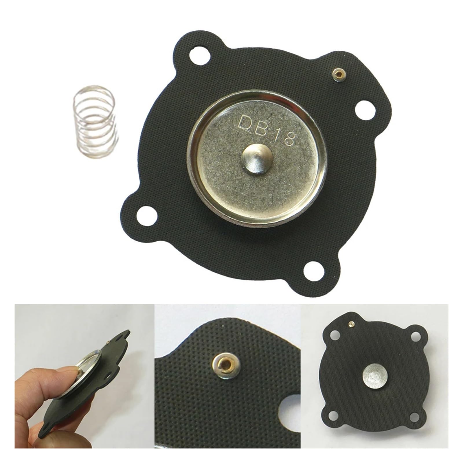 DB18 - Kit di riparazione a membrana per valvole Mecair Pulse Jet, compatibile con VNP208, VEM208, VNP224, VEM224, VNP308, VEM308, VNP408, VEM408, VNP608