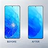 Compatible con Samsung Galaxy A16 4G(5G) Vidrio exterior del panel frontal Reemplazo +OCA, (No LCD ni digitalizador) 5