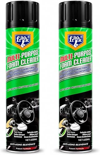 Multi-Purpose Foam Cleaner Spray, 650ml, Pack of 2