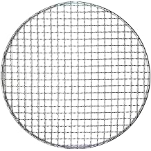 Round Grill Grate, 15" Round Campfire Grill Grid, Stainless Steel Grate Replacement, Baking Tray for Outdoor, Stainless Steel