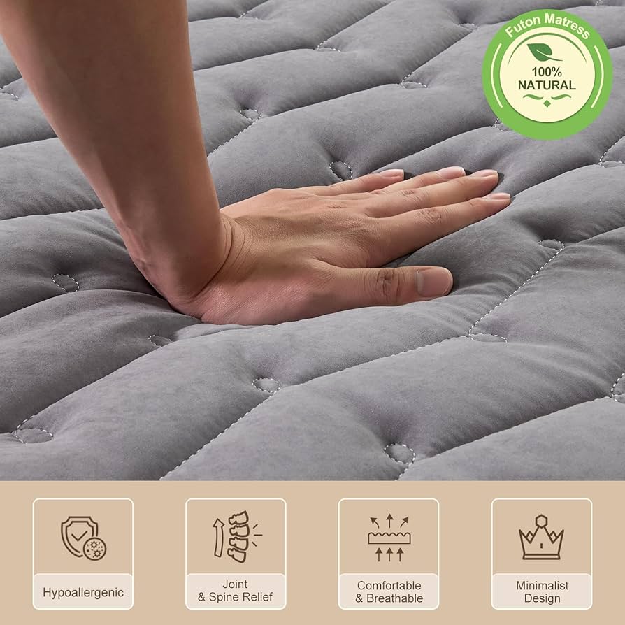 Amazon.com: Premium Foam Japanese Futon Floor Mattress Full