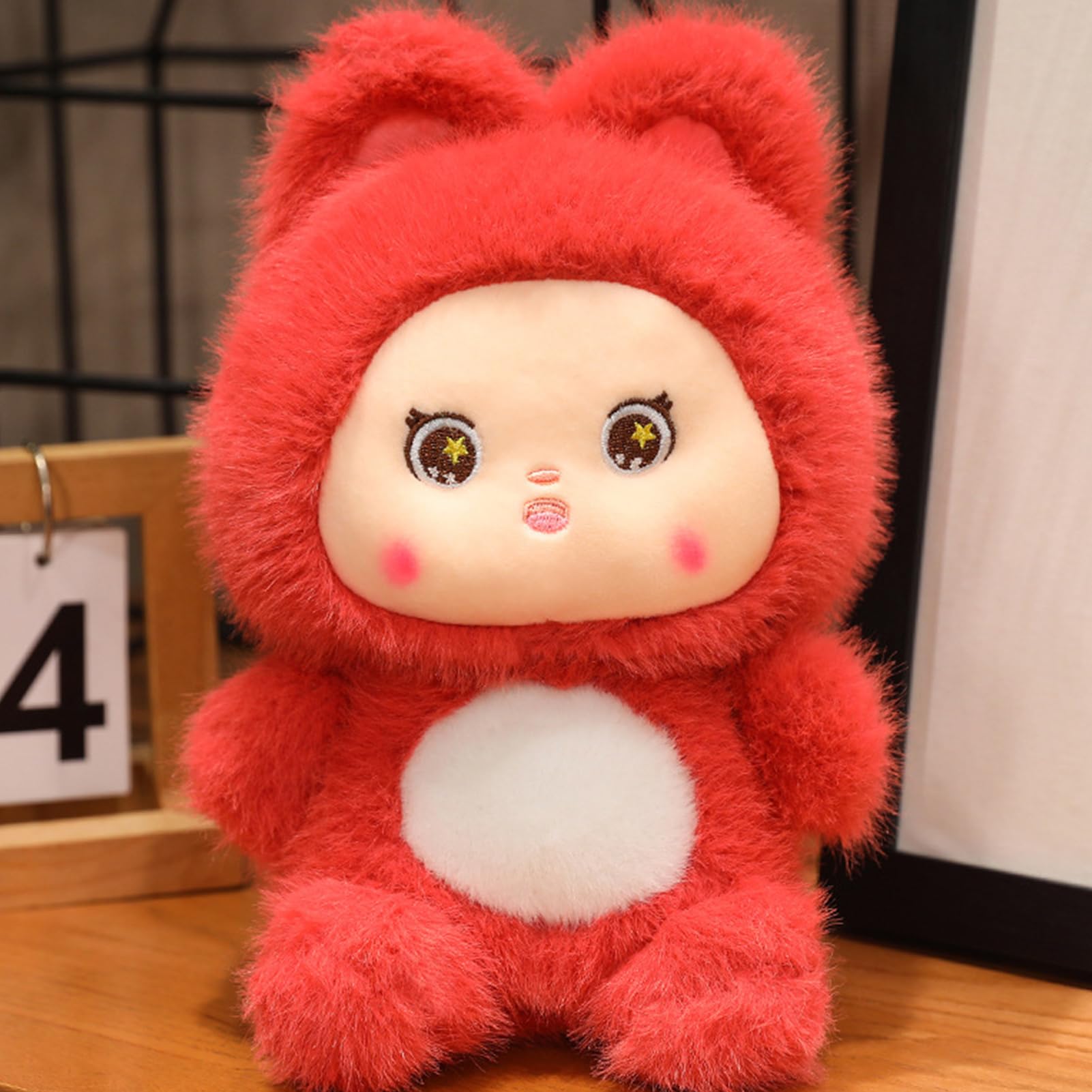 Amazon.co.jp: かわいい顔 大きな目 ウサギ ぬいぐるみ 9.8インチ