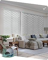 Vista 23 de Persianas motorizadas Yoolax con control remoto, persianas de cebra motorizadas compatibles con Alexa, persianas motorizadas para privacidad
