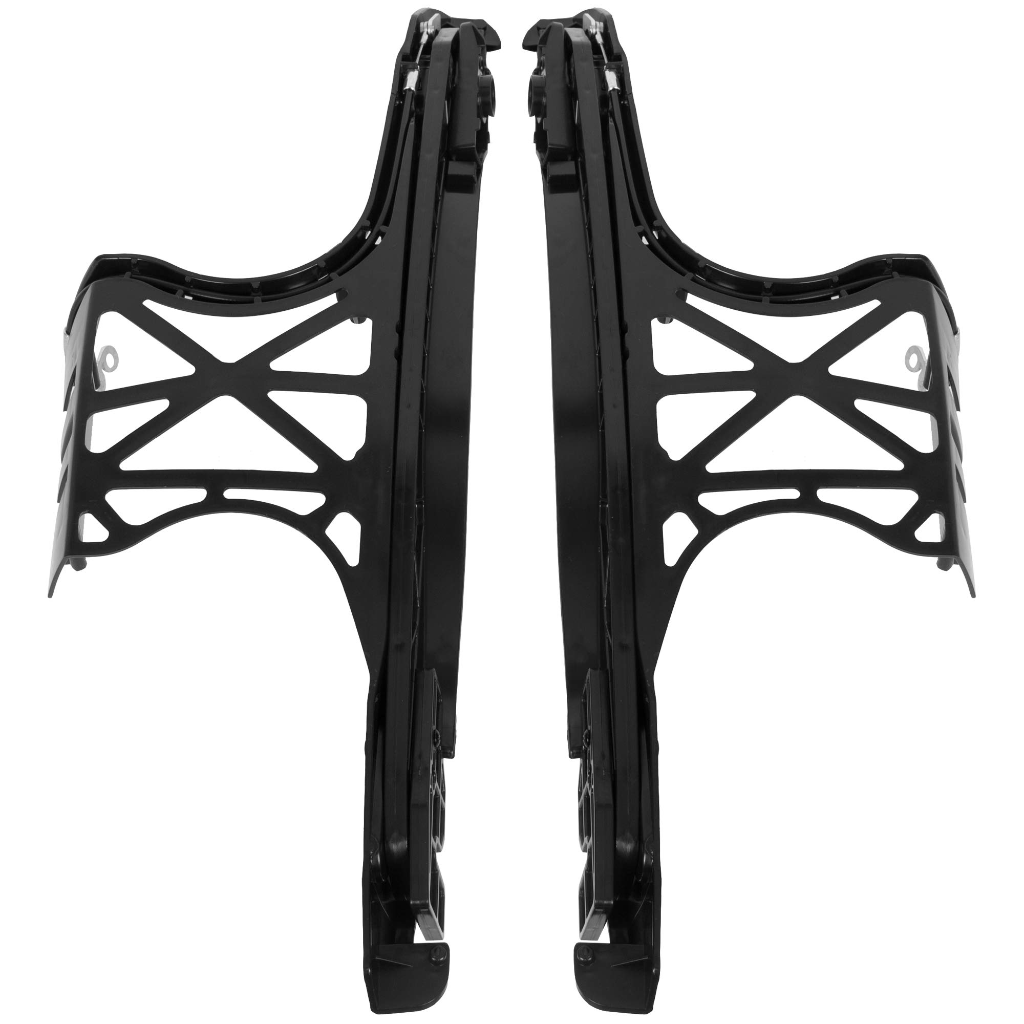 KUAFU Saddlebag Hardware Latches Kit Compatible with 2014-2024 Harley Touring Road King Street Glide Electra Glide Ultra-Classic FLT FLHT Saddle Bag Latch Lid Lock Cover