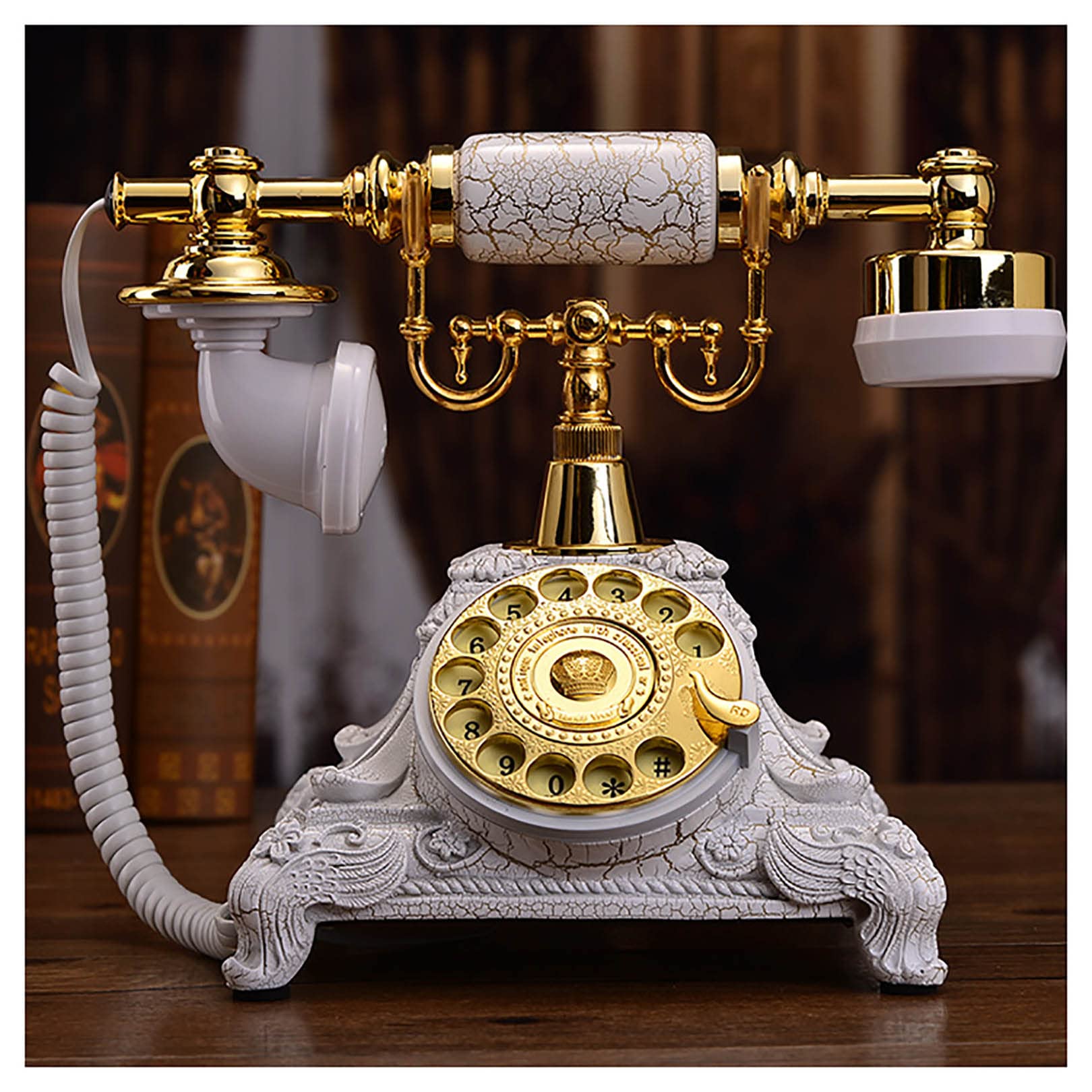 Téléphone rétro Europel en résine de haute qualité, décor de la mode pour maison et hôtel