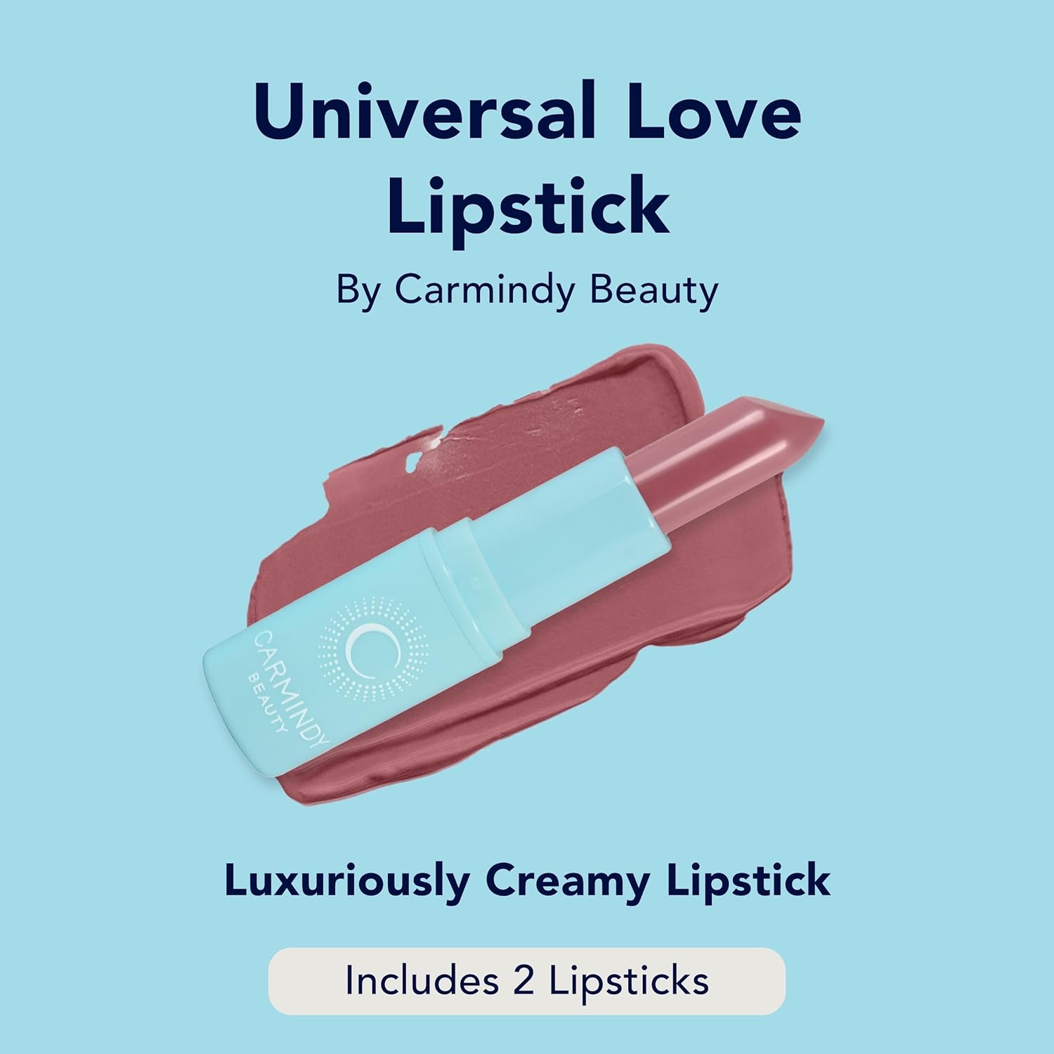 Carmindy Beauty - Universal Love Lipstick Pink Suede - 2 pack