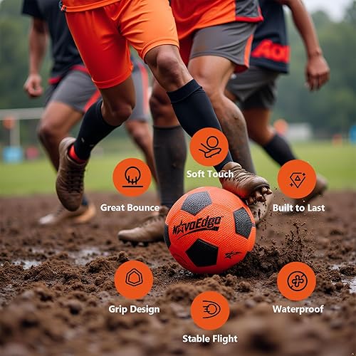 Miniatura 5 de Glow in The Dark Sports Ball  USB-C Rechargeable LED Light-Up for Night, Regular Play by Day  Choose Football, Basketball or Soccer Ball  for Kids,