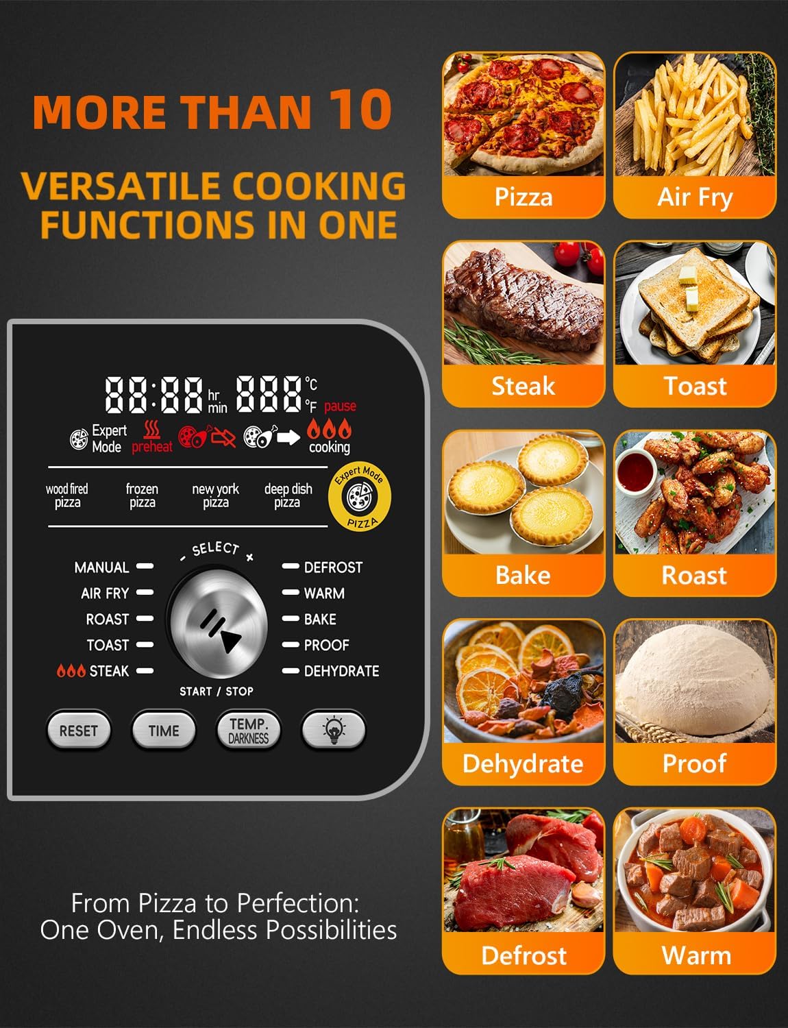 Homtone 19QT Flip Pizza Oven: A Versatile Kitchen Appliance