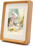 Bois 8x10 Cadres d'images 6x8 / 5x7 Cadre photo en noyer noir naturel brun