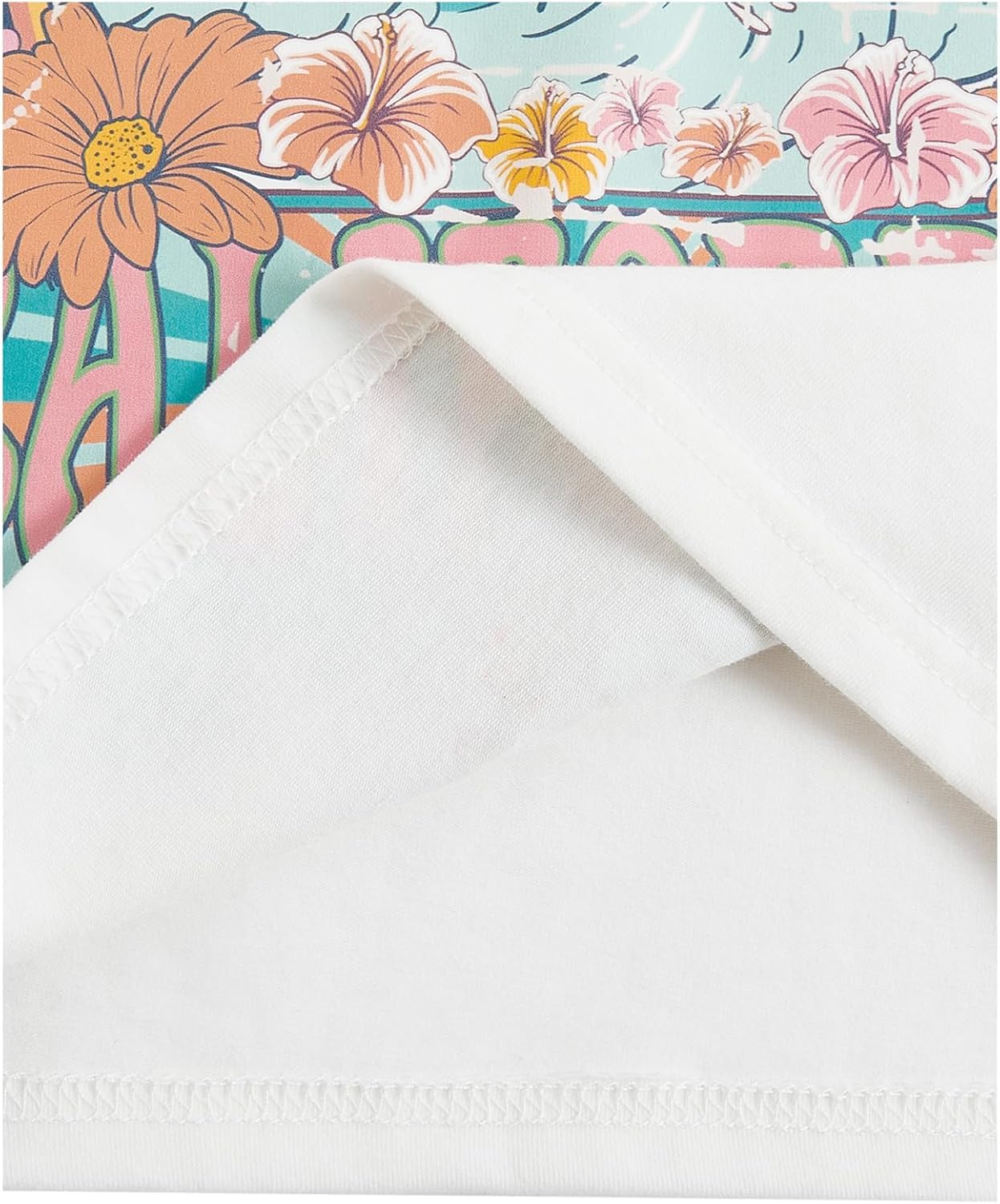 Girl's Graphic Print Tee Shirt Round Neck Short Sleeve T Shirts Summer Cute Trendy Tops - Image 5