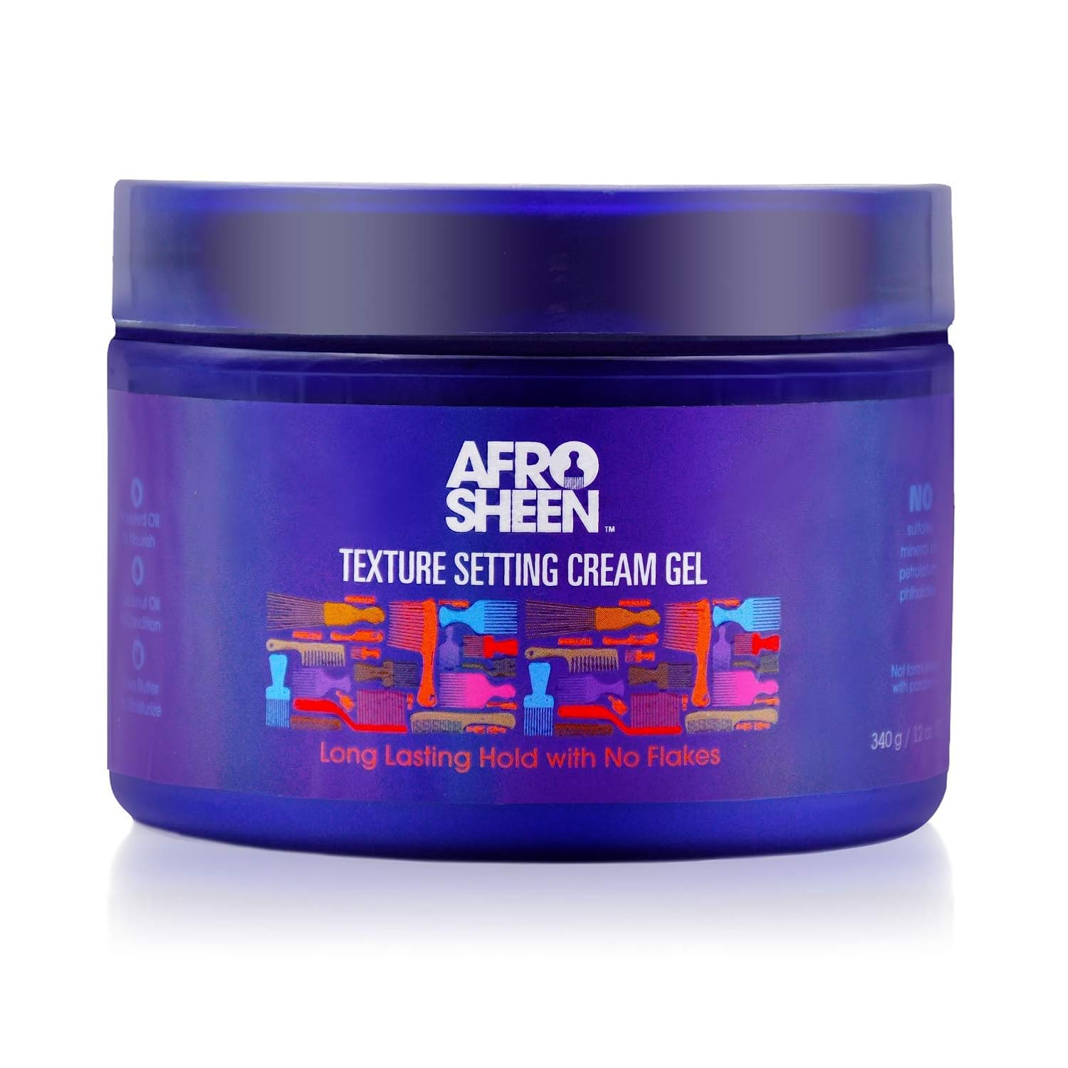 Afro Sheen Gel Cream, Versatile 2-in-1, 12 Ounce