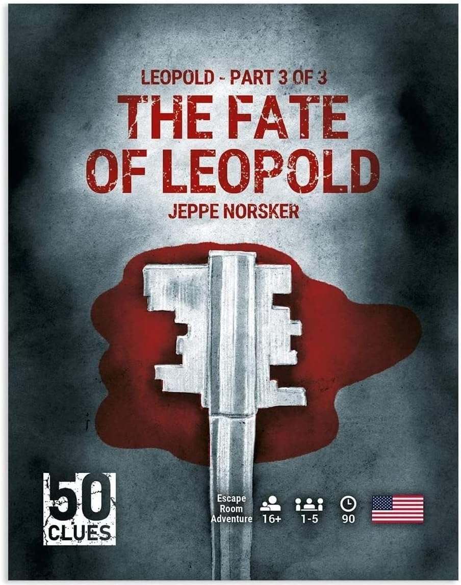 Black Rock 50 Clues | 50 Clues - Part 3: The Fate of Leopold | Puzzle Escape Game | Ages 16+ | 1-5 Players | 90 Minutes Playing Time