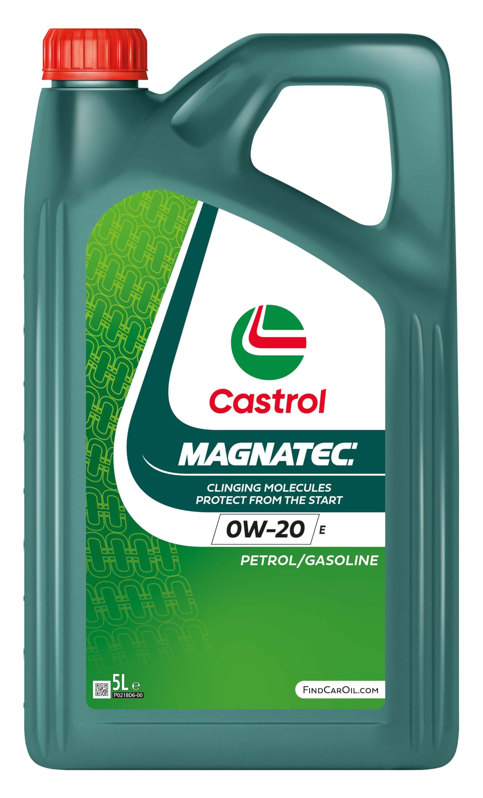 CASTROL Huile moteur Magnatec 0W-​20 Huile synthétique huile E 5 L Compatible avec FORD Fiesta Mk6 3/​5 portes JA8, JR8 Focus Mk2 3/​5 portes DA, HCP, DP Kuga Mk2 DM2 S-​Max Mk1 WA6 Focus Mk3 5 portes DYB