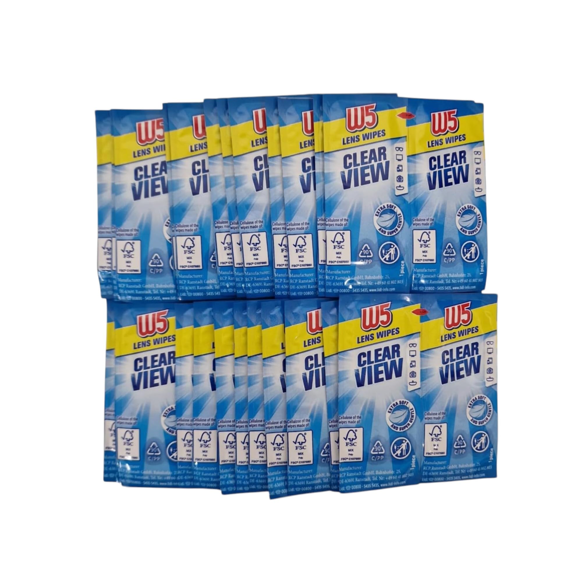 100 lingettes nettoyantes