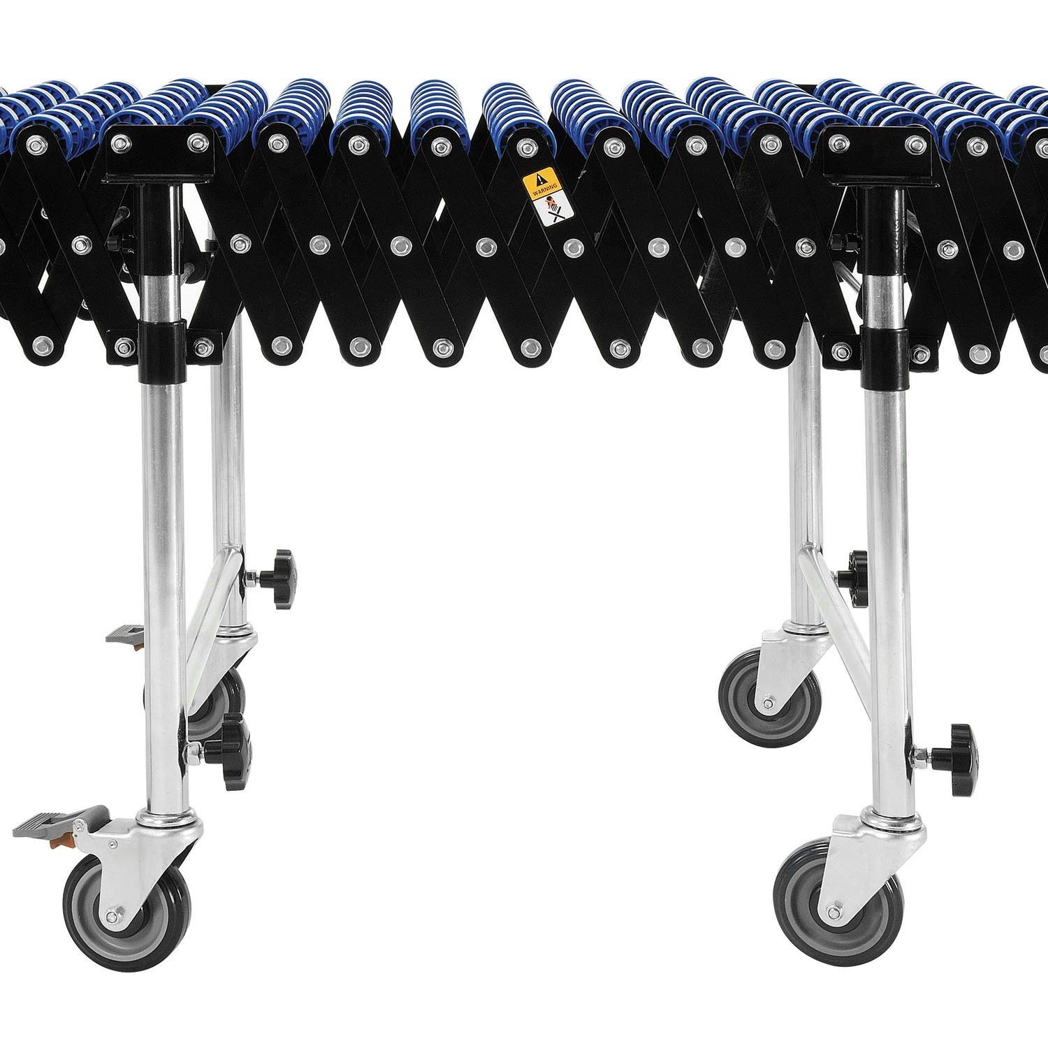 24"W Portable Flexible & Expandable Conveyor, Nylon Skate Wheels, 6'2" to 24'8": Industrial Products: Industrial & Scientific