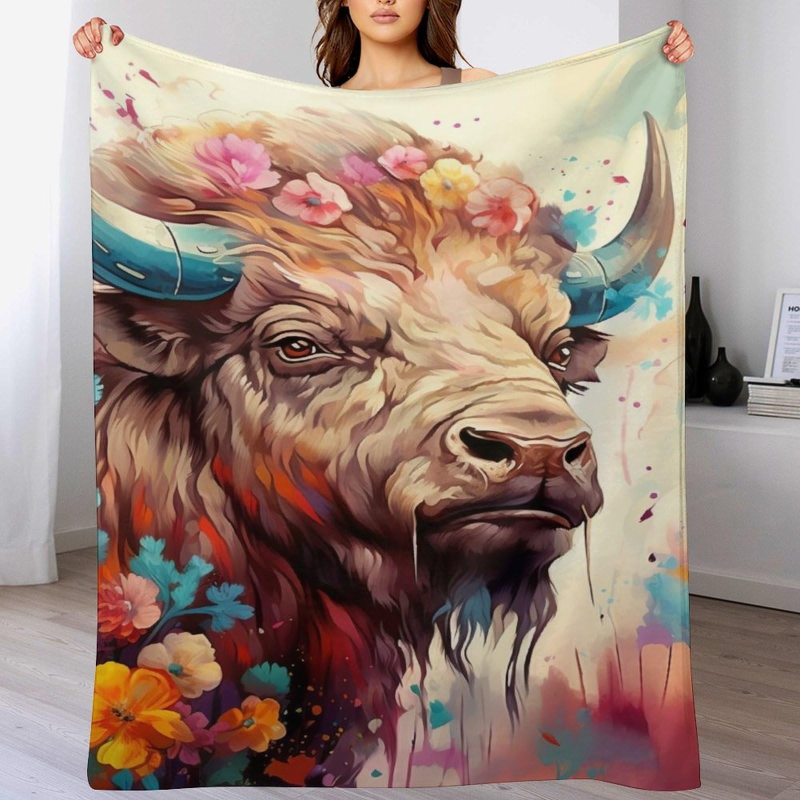 Couverture Polaire Flannel Douillette Jet de Lit Chaud Flannelle XL 180x200 cm