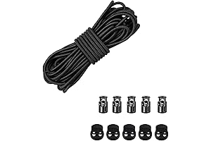 Multipurpose 10 Yards 3mm Elastic Cord with Cord Locks for Masks