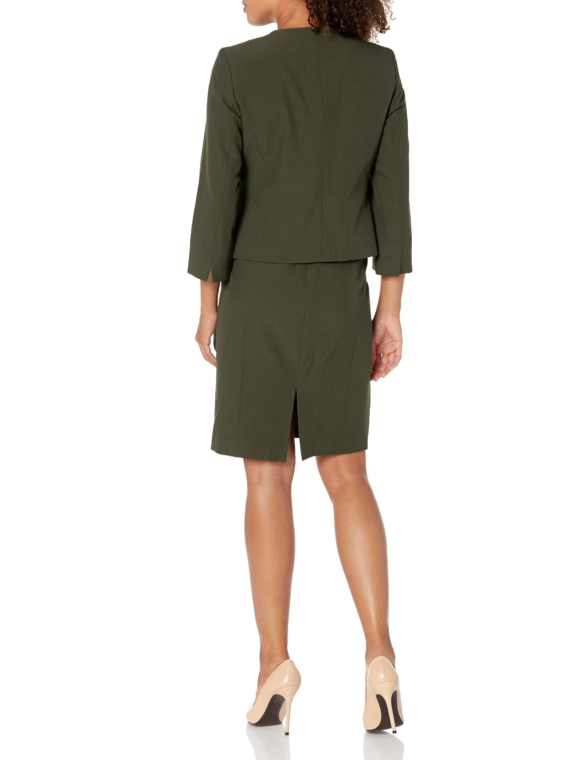 Le Suit Damen Strickjacke Jacke Etuikleid Anzug