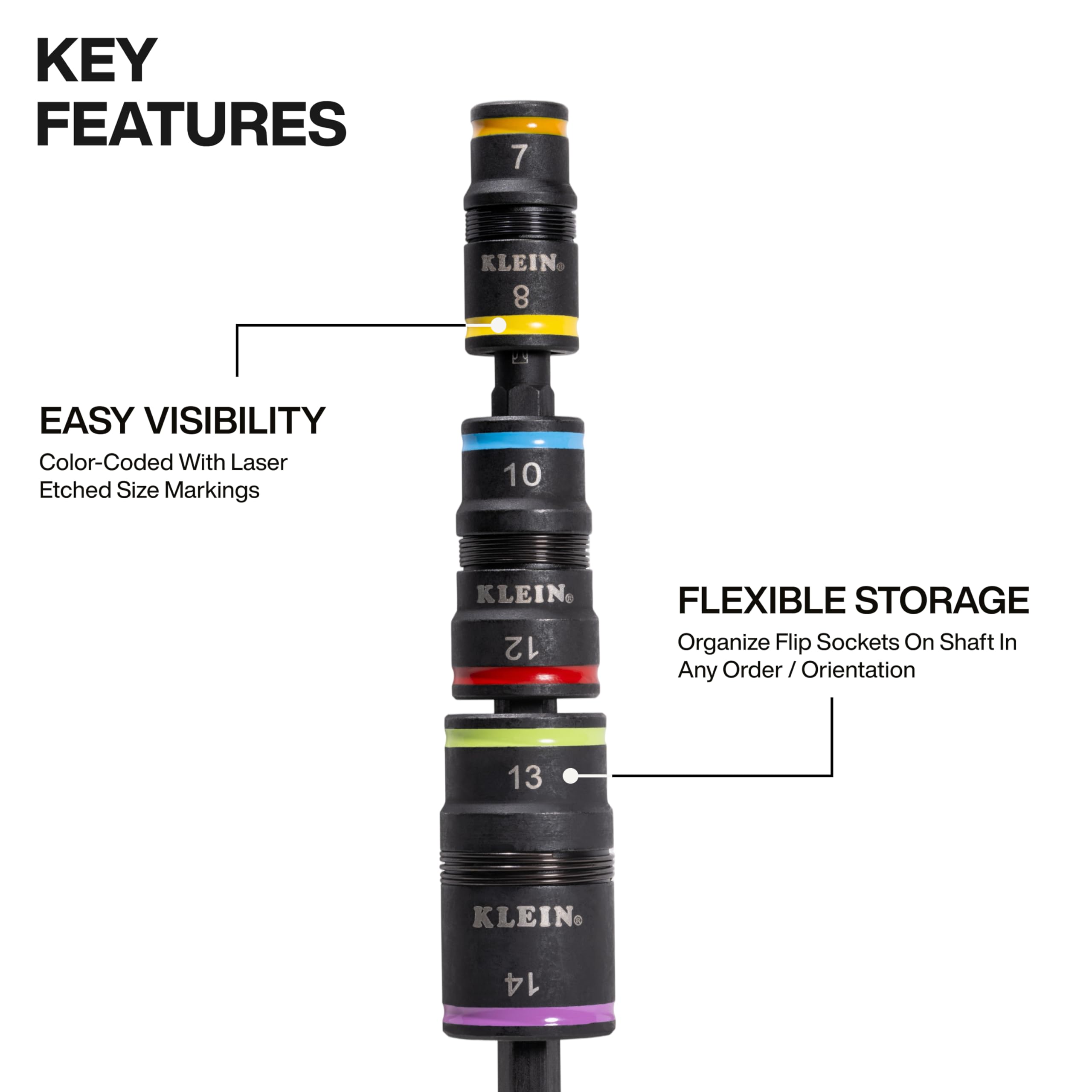 Klein Impact Socket Set - SAE & Metric -3