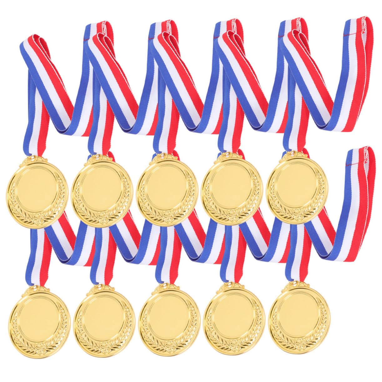 Mikinona 20 Piezas Metálicas para Premios Deportivos para Competición Escolar Artificiales Ligeras y para Eventos y Fiestas