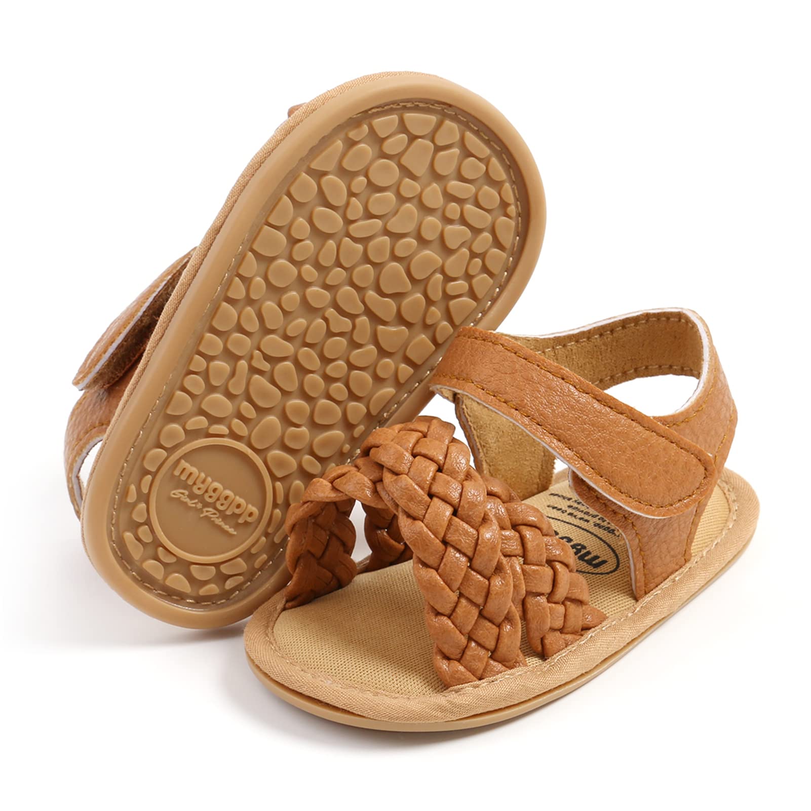 Sandals For Baby Girl RVROVIC Baby Sandals - Soft PU Leather Summer Shoes With Anti-Slip Soles (Toddler Sizes) Baby Girl Sandals