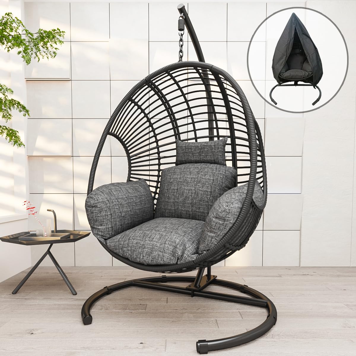 egg chair in store
