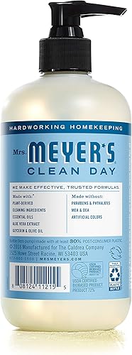 Miniatura 240 de Mrs. MEYER'S Variedad de jabón líquido para manos, 1 repuesto de bayas de ciruela, 1 jabón de manos de ciruela y bayas, 2