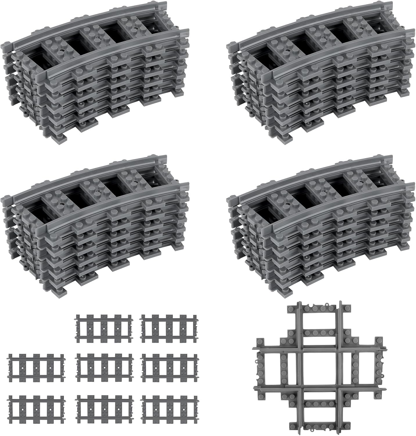 Happyxm Bausteine Zug Schienen Set