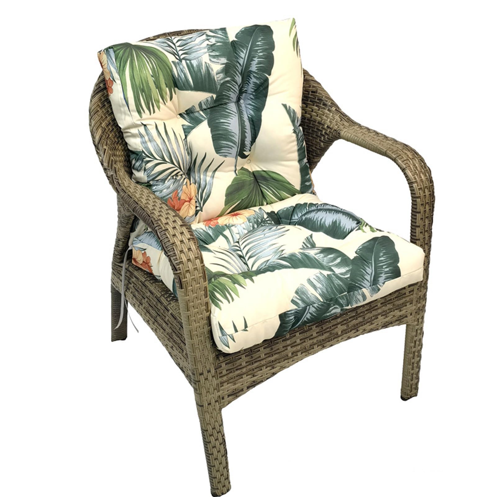 Photo 1 of Eoieov Wicker Chair Cushion, Hawaii, 41.7"x20.8"x3"