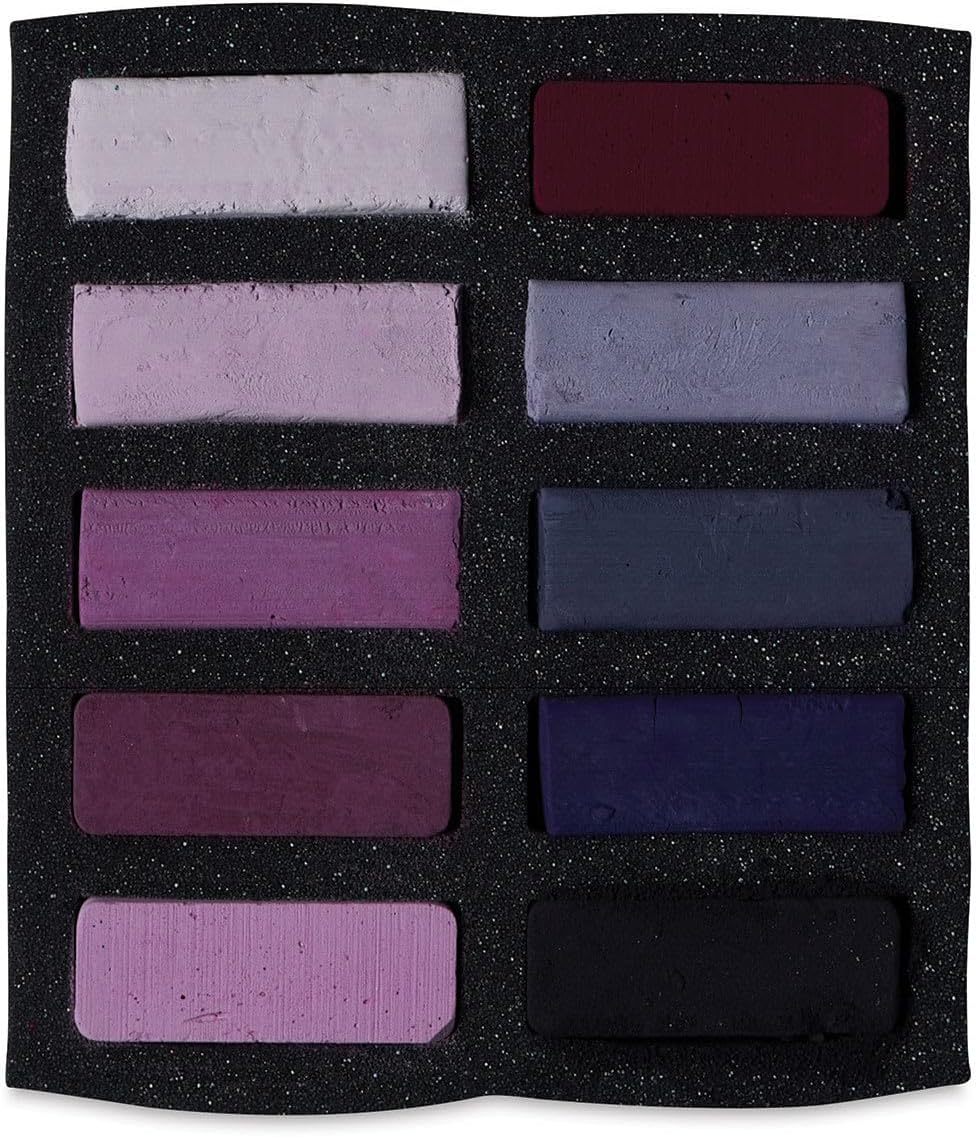 Art Spectrum Extra Soft Square Pastels - Violets, Set of 10