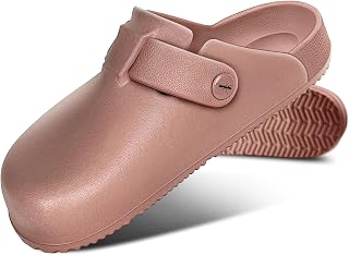 KEMISANT Clogs Mules for Women Nursing Garden-Cushioned Footbed-Ligthweight