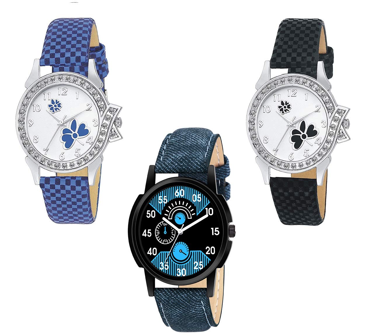 RPS FASHION WITH DEVICE OF R Analog Quartz Movement Black Color Designer Watch Set of 3 (B0851FM7D6) Amazon Price History, Amazon Price Tracker