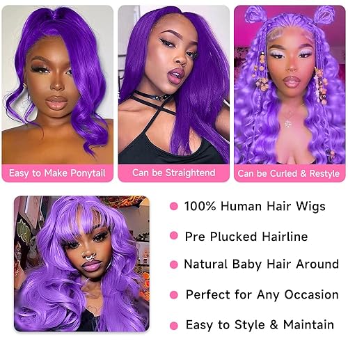 Miniatura 9 de Lotulo Peluca de cabello humano con encaje frontal 613 de 13 x 6, peluca de cabello humano ondulado 613, densidad del 180 %, pelucas de cabello