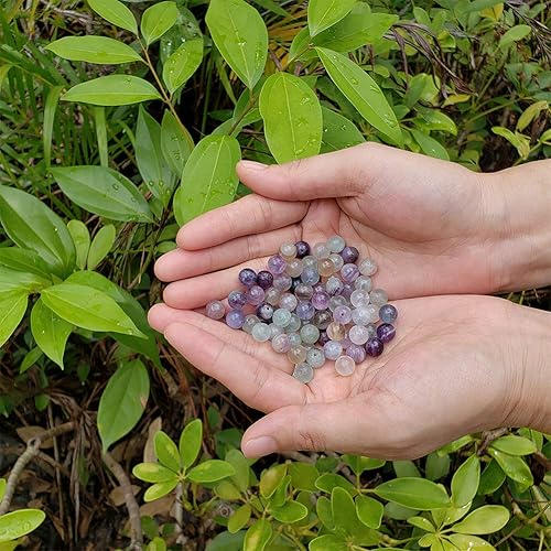 Miniatura 42 de Cuentas de piedra para hacer joyas, piedras preciosas naturales redondas sueltas espaciadoras para pulseras, collares y aretes, Piedra Kit