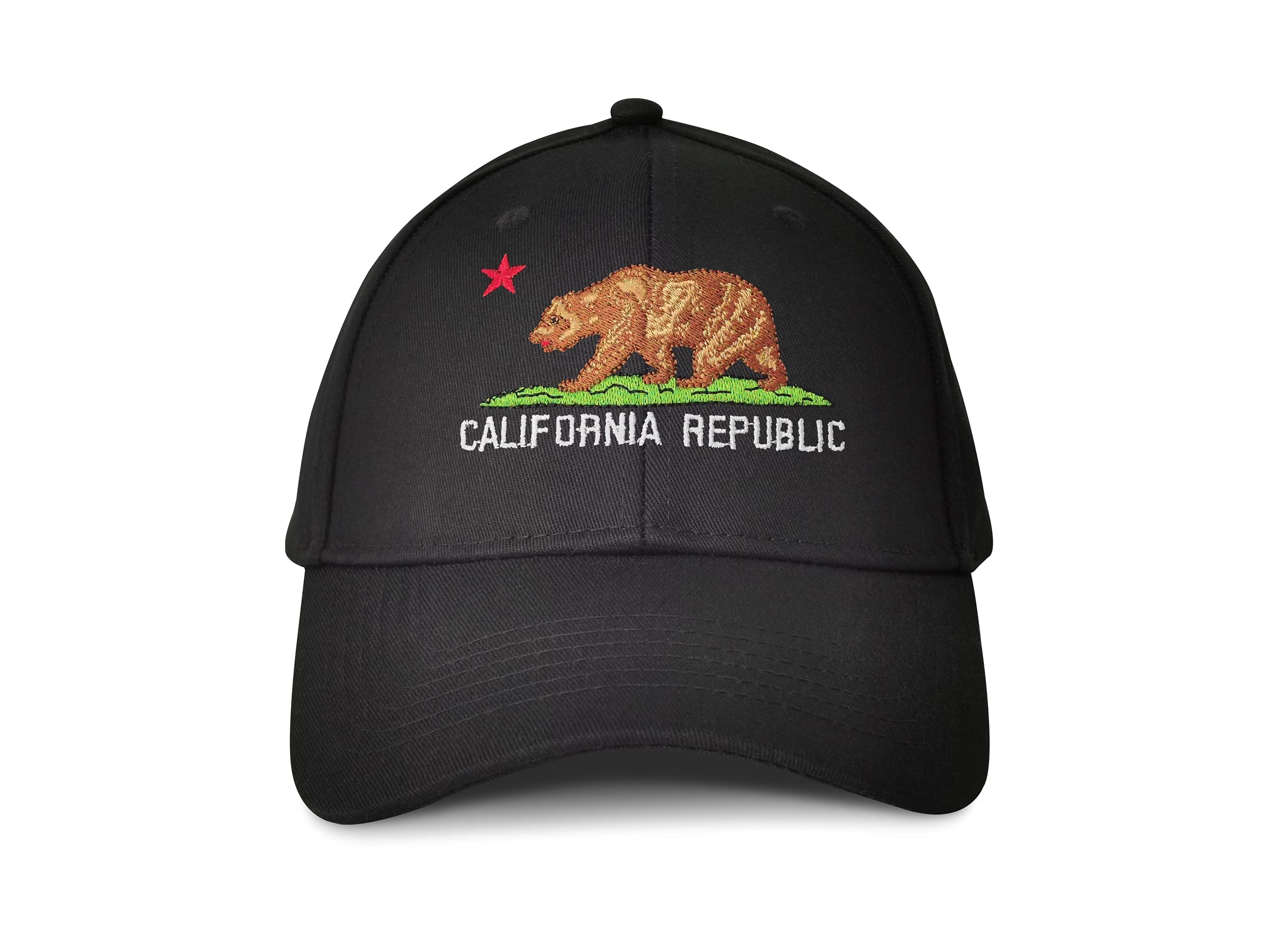 HepandyEmbroidered California Bear Baseball Hats